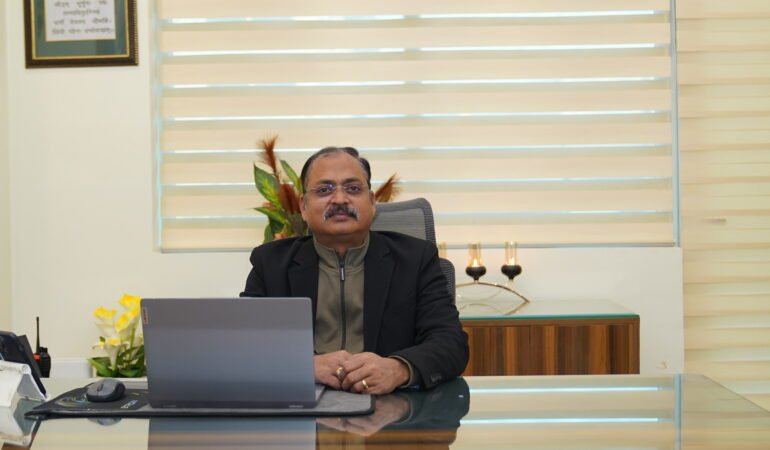 Founder and Managing Director of Gazraj (Shakti Paints and Chemicals) at the corporate office, leading the company with expertise in premium paints, waterproofing solutions, and industrial chemicals.