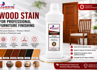 Gazraj Wood Stain for professional furniture finishing and wood manufacturers